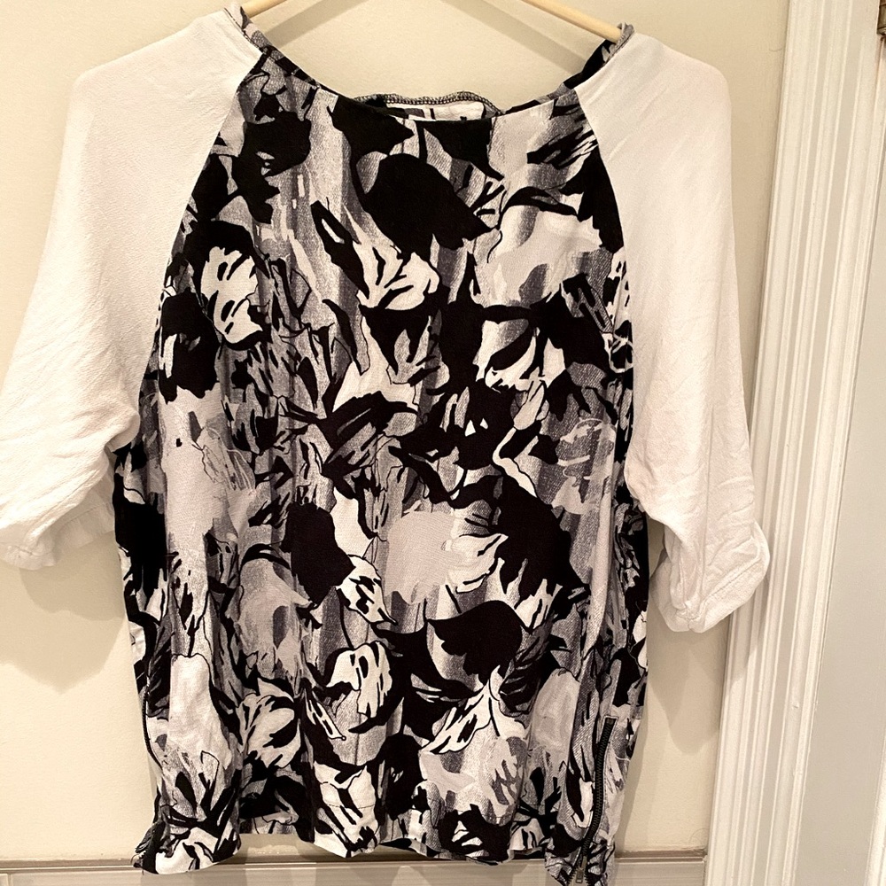 Topshop Short Sleeve Blouse